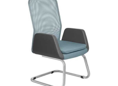 Modern Executive Chair Stylish Padded Textile Office Chair Blue New Chair